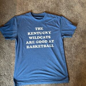 Blue Graphic Kentucky Wildcats Tshirt